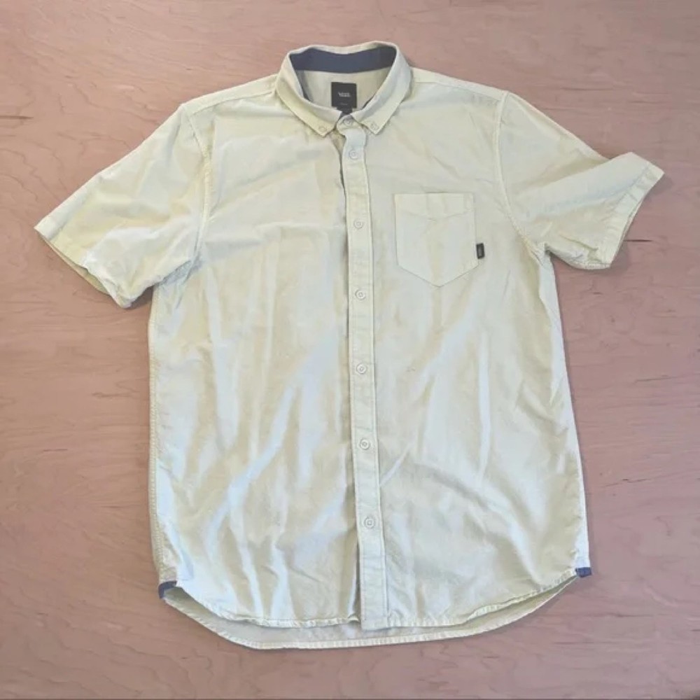 Mens Vans M button Down Volt Yellow